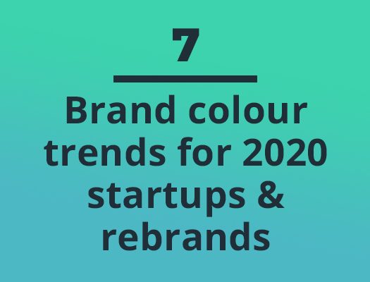  7 brand colour trends for 2020 startups & rebrands